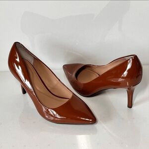 INC International Concepts Glossy Brown Heels